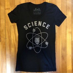 Neil DeGrasse Tyson Science Atomic T-Shirt Geeky Gift Size Small Hot Topic